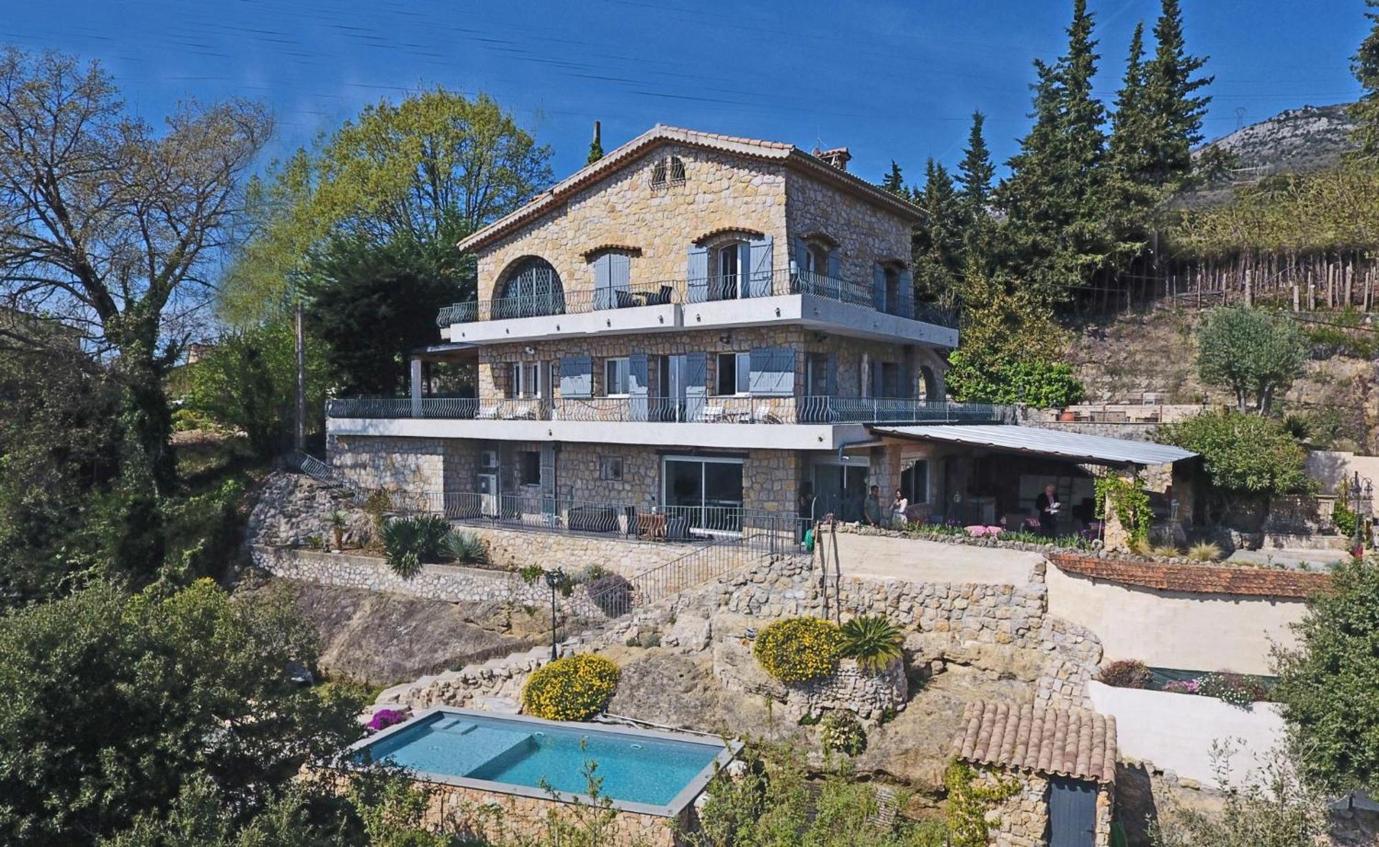 Au Pied Des Baous Bed & Breakfast Vence Exterior foto